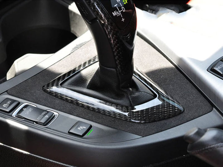 RW Carbon Carbon Fibre and Alcantara Shift Console Trim