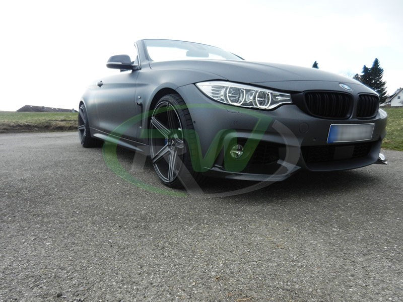 RW Carbon Performance Style Dry Carbon Fibre Front Splitters - view 3