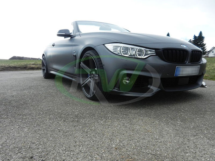RW Carbon Performance Style Dry Carbon Fibre Front Splitters - view 3