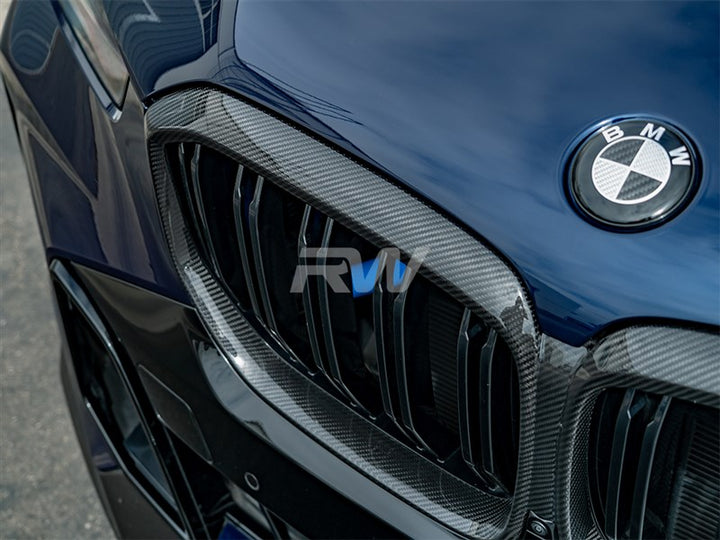 RW Carbon Carbon Fibre Kidney Grille Surrounds - view 6