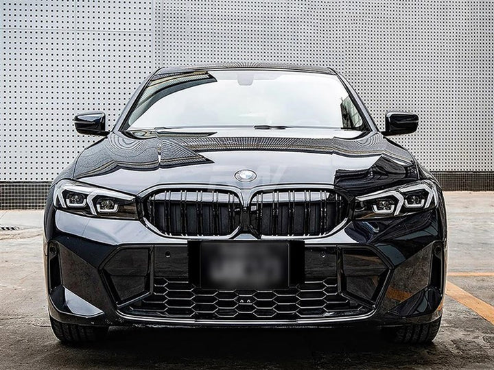 RW Carbon Gloss Black Double Slat Kidney Grilles - view 2