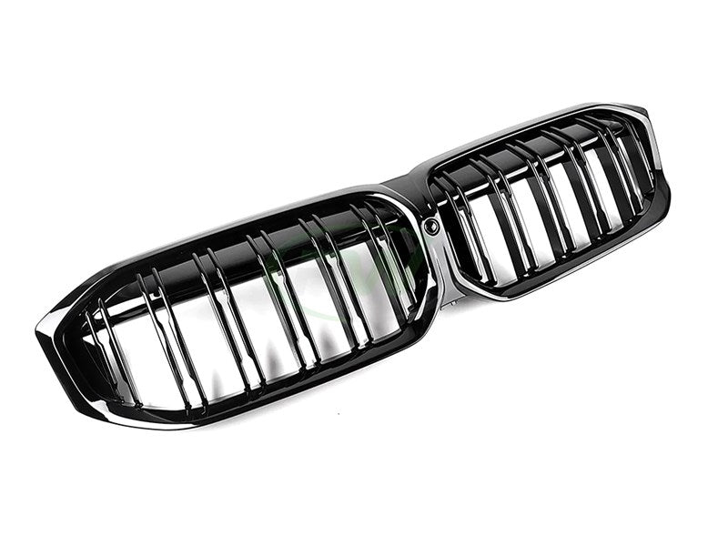 RW Carbon Gloss Black Double Slat Kidney Grilles - view 3