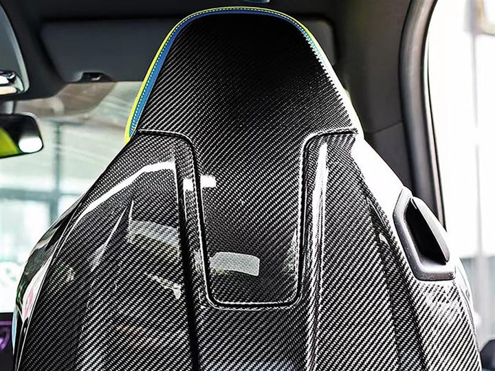 RW Carbon Dry Carbon Fibre Seat Back Covers