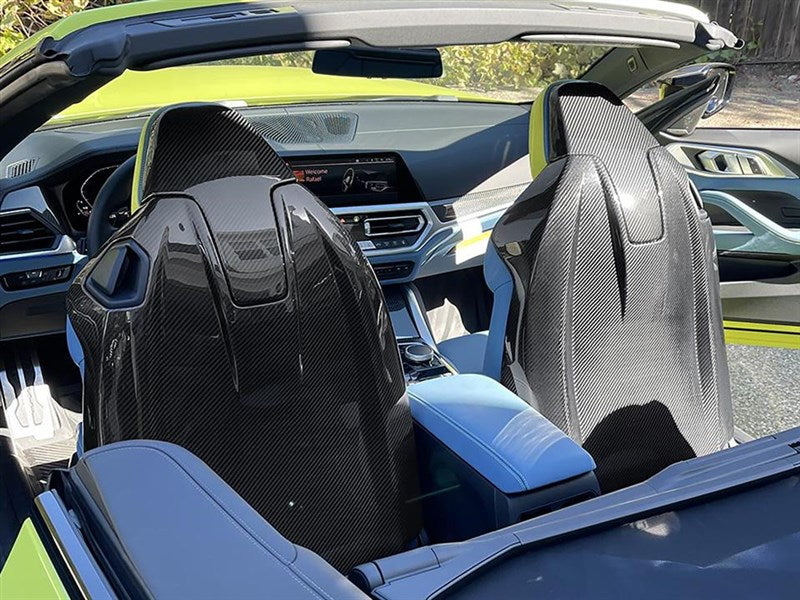 RW Carbon Dry Carbon Fibre Seat Back Covers - view 2