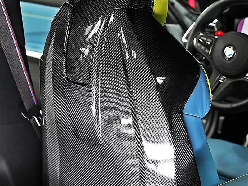 RW Carbon Dry Carbon Fibre Seat Back Covers - view 3