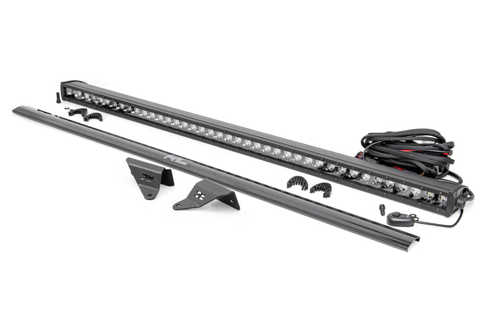 LED Light Kit | Upper Windshield | 40" Black Single Row | Ford Bronco (21-26)