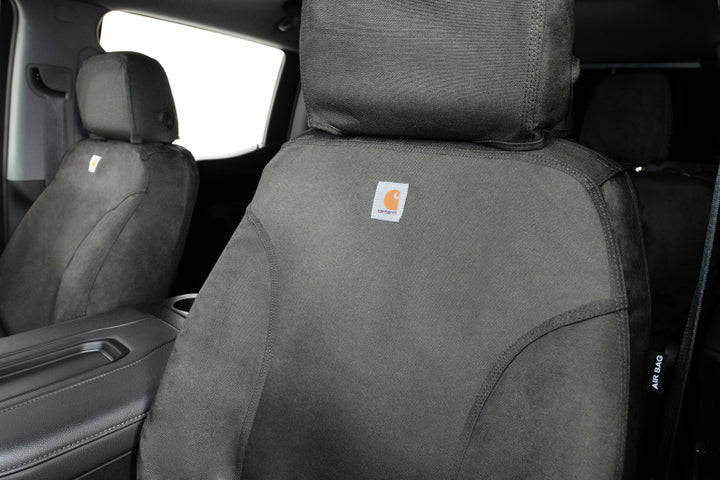 Covercraft 21-25 Ford F150 Carhartt Super Dux SeatSaver Custom 1st Row Seat Covers - Gravel