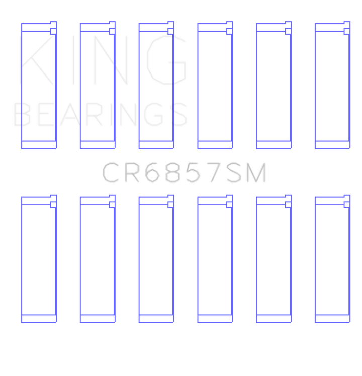 King Engine Bearings Chrysler Pentastar 3.6L Erb V6 (Size +0.25mm) Connecting Rod Bearing Set