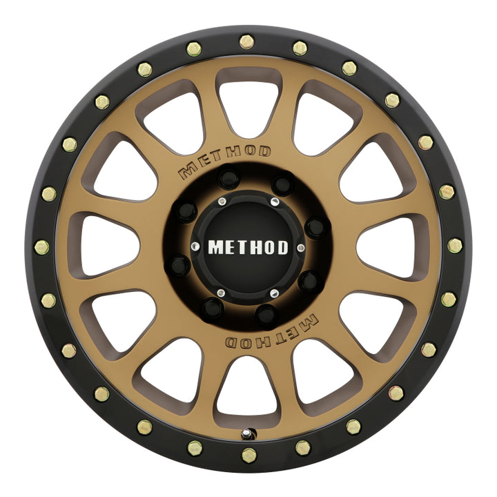 Method MR305 NV 18x9 +18mm Offset 8x170 130.81mm CB Method Bronze/Black Street Loc Wheel