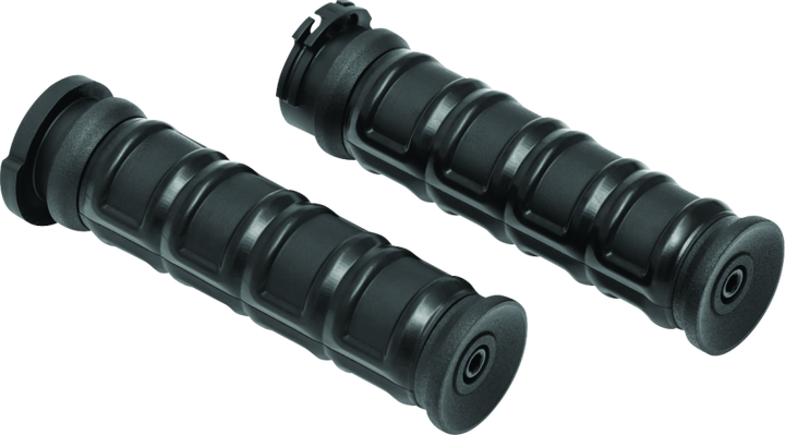 Kuryakyn Dillinger Grips Dual Cable Satin Black