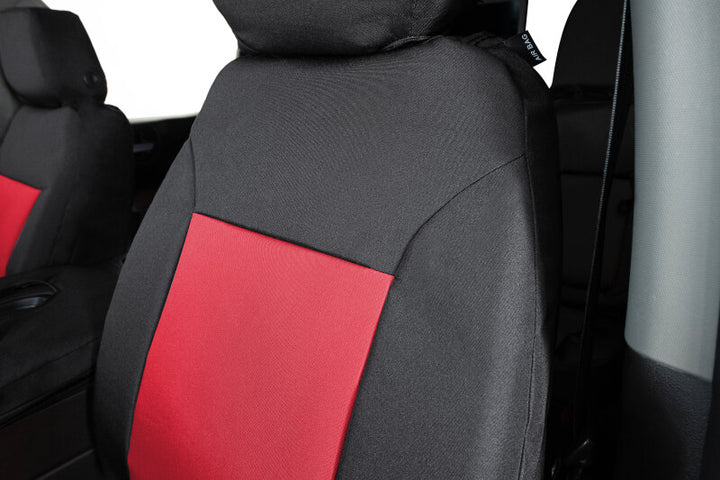 Covercraft 21-24 Ford F150 Endura PrecisionFit Custom Front Row Seat Covers - Red/Black