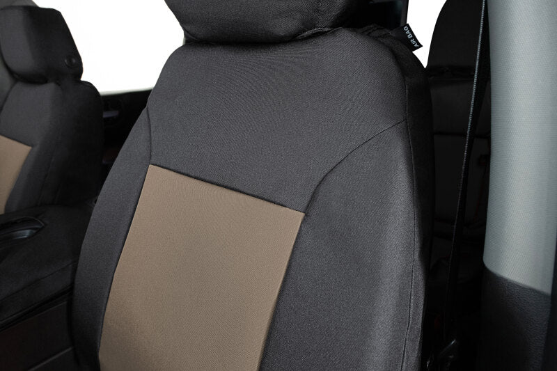 Covercraft 22-24 Nissan Frontier Endura PrecisionFit Custom Front Row Seat Covers - Tan/Black