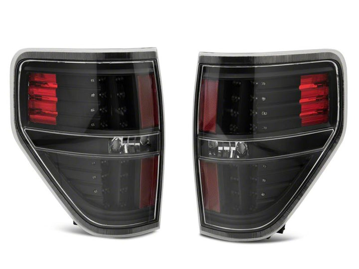Raxiom 09-14 Ford F-150 Styleside LED Tail Lights- Black Housing (Clear Lens)