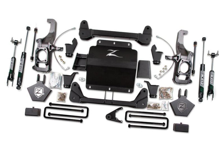 Zone Offroad 11-19 GM HD 5in System w/o Overload - Fox Adv Series