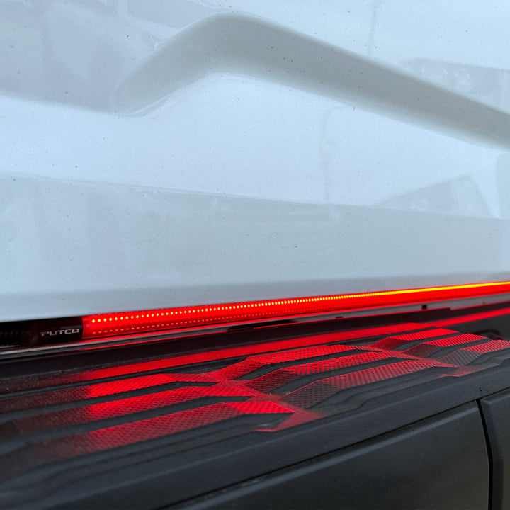Putco 2024+ Ford F150 w/Factory Halogen Tail Light 60in Red Blade Tailgate Light Bar Plug-N-Play