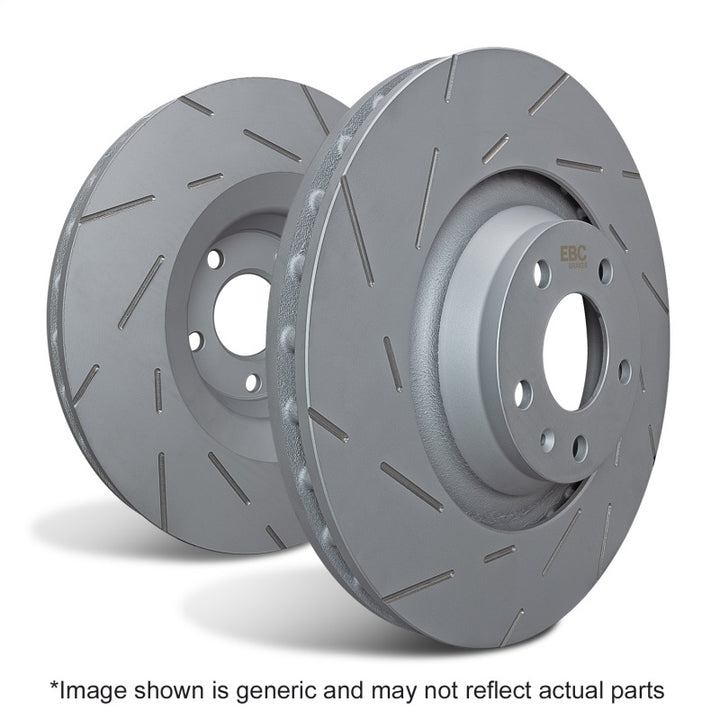 EBC 2020+ Genesis GV80 2.5T (4 Piston Caliper) USR Slotted Front Rotors