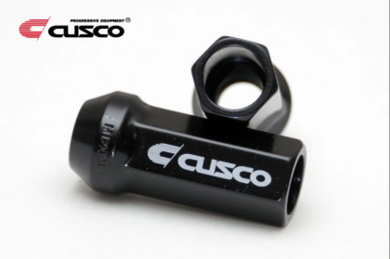 Cusco Universal Wheel Lug Nut Set M12 x P1.5mm - Black  (16pcs)