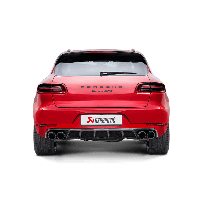 Akrapovic 2014 Porsche Macan Turbo (95B) Evolution Line Cat Back (Titanium) w/ Carbon Fiber Tips