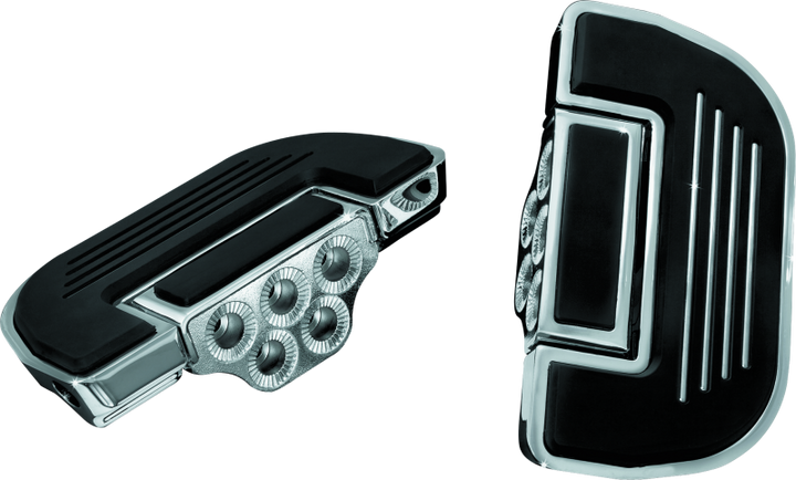 Kuryakyn Premium Ribbed Floorboards Without Adapter Chrome