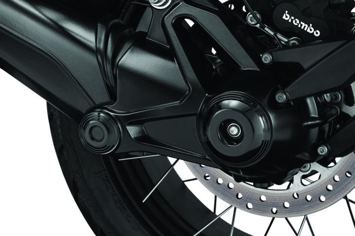 Kuryakyn Lodestar Rear Axle Sliders-BMW-Black