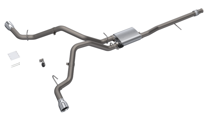2014-2018 Silverado/Sierra QTP Screamer Split Rear Exit Cat Back