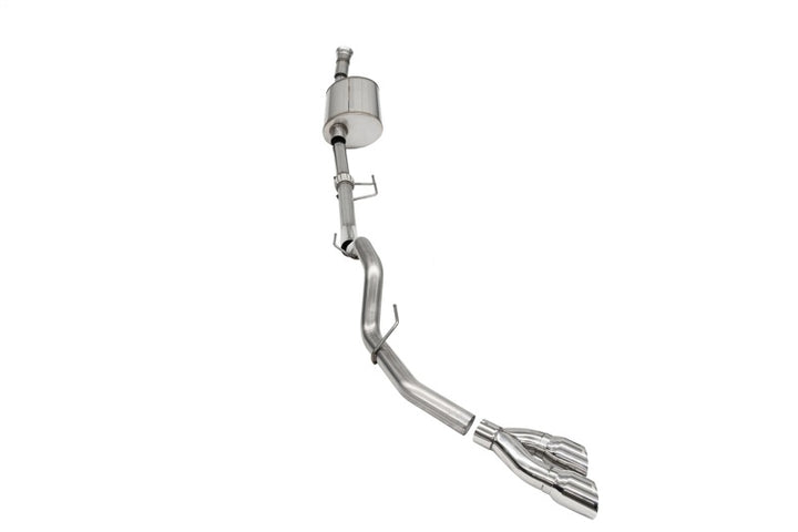 Corsa 2021-2025 Ford F-150 SuperCab/6.5in Bed 3.5L V6 Sport Cat-Back Single Side Exit-Polished