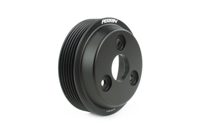 PERRIN 15-21 Subaru WRX / 18-20 Crosstrek / 14-18 FXT Lightweight Water Pump Pulley - Blk