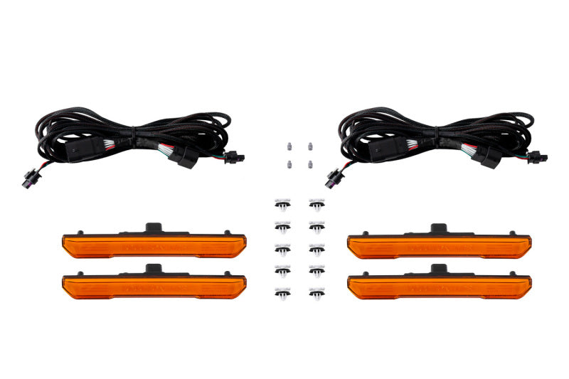 Diode Dynamics 2024 GMC Sierra/Canyon LED Sequential Sidemarkers - Amber