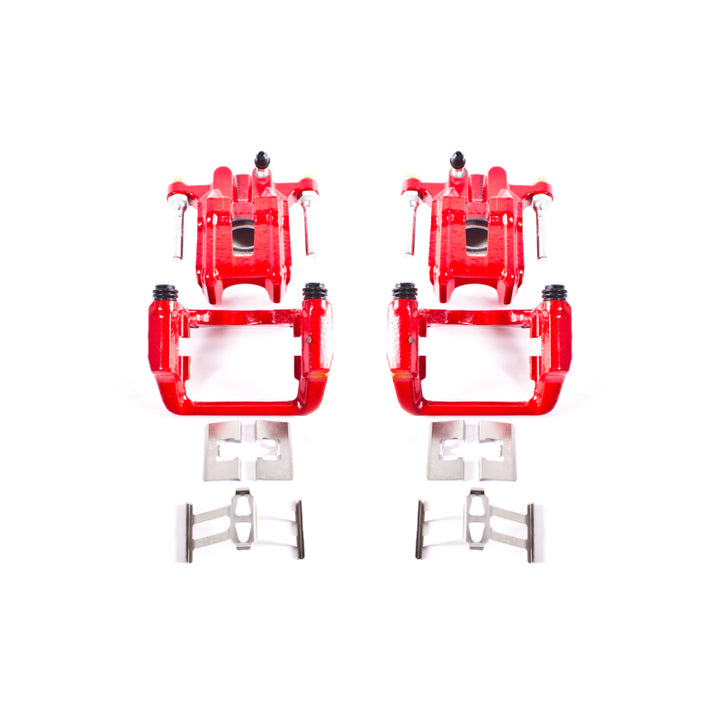Power Stop 01-03 Acura CL Rear Red Calipers w/Brackets - Pair