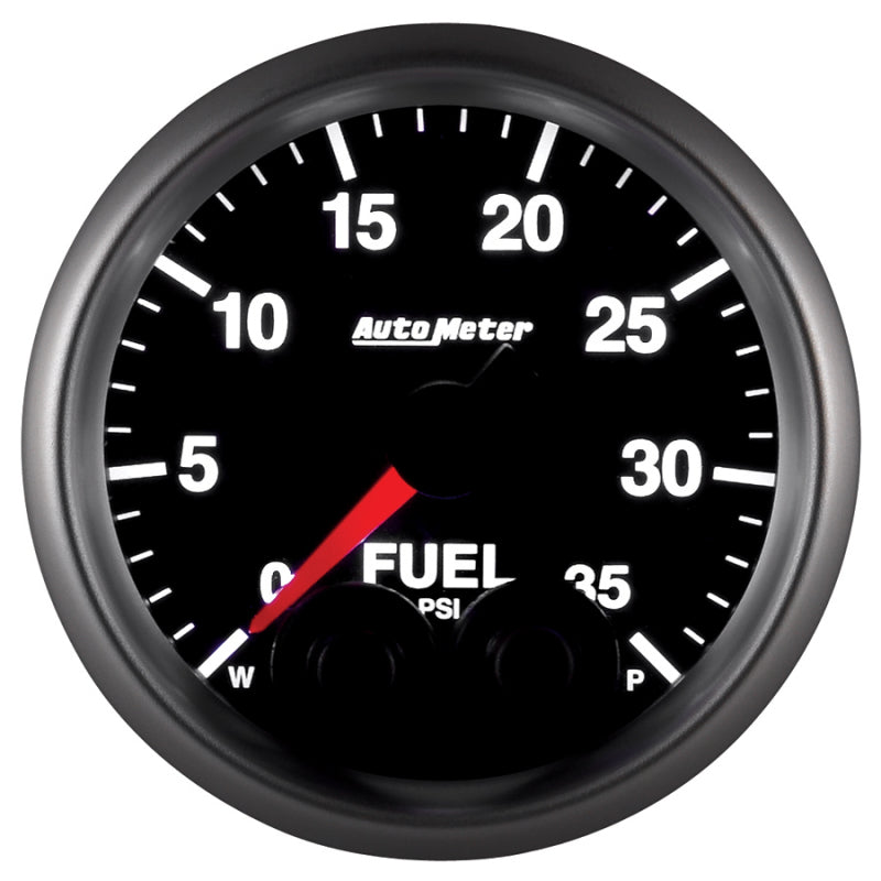 Autometer Elite 2-1/16in 0-35 PSI Fuel Pressure Stepper Motor w/ Peak & Warn