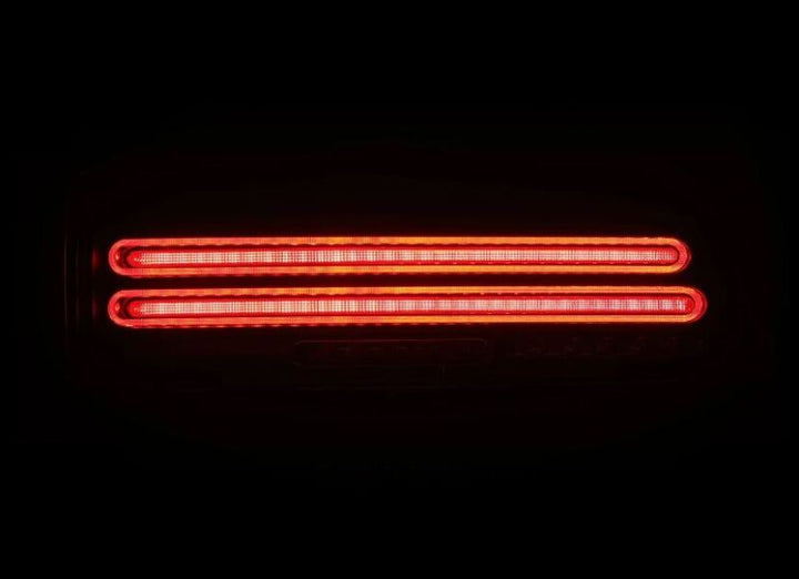 AlphaRex 23-25 Nissan Z Nova-Series Twin-Loop Style Prismatic LED Tail Lights - Black