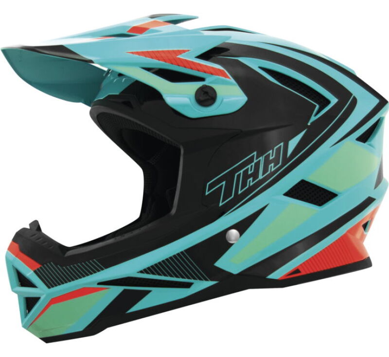 THH Helmets T-42 BMX Acceler Blue/Orange - Medium