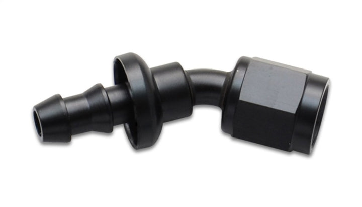 Vibrant Push-On 30 Degree Hose End Elbow Fitting Size -8AN
