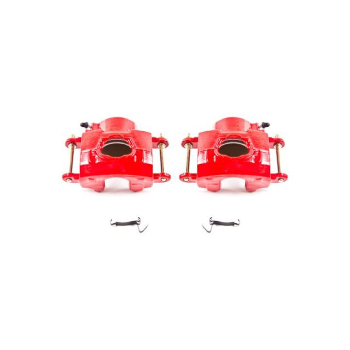Power Stop 94-96 Chevrolet Impala Front Red Calipers w/o Brackets - Pair