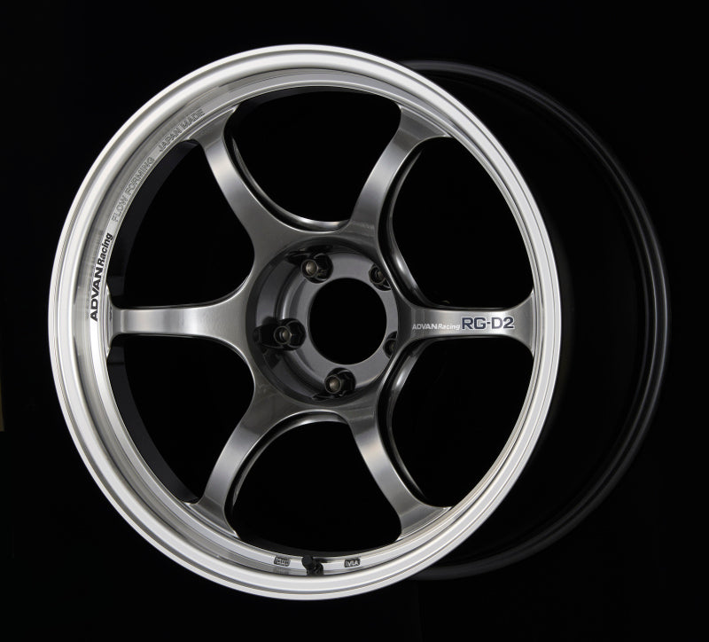 Advan RG-D2 16x7.0 +38 5x100 Machining and Racing Hyper Black Wheel