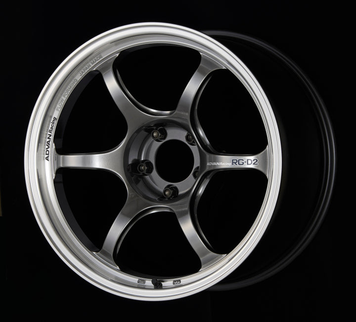 Advan RG-D2 16x5.5 +42 4x100 Machining and Racing Hyper Black Wheel