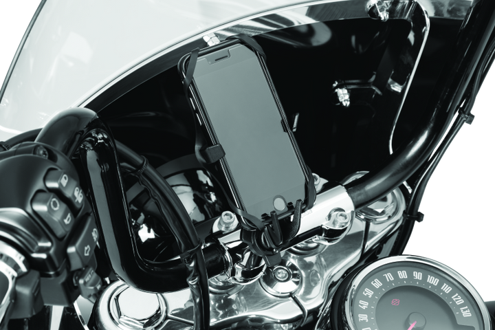Kuryakyn Free-Flex Device Holder Handlebar Clamp Mount Black