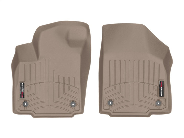 WeatherTech 2018+ Kia Stinger Front FloorLiner - Tan