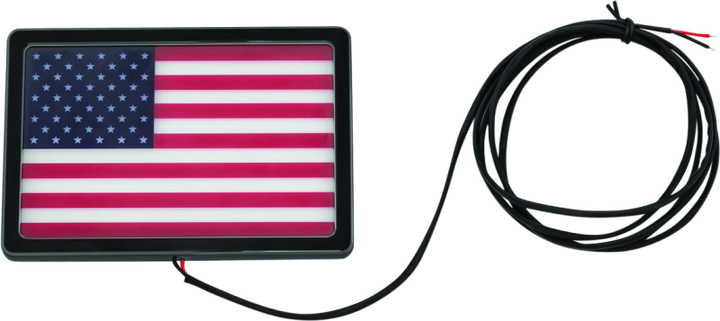 Kuryakyn Freedom Flag LED 4in X 6in Black