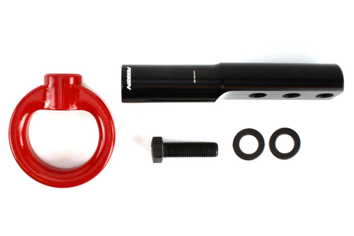 PERRIN 17-21 Honda Civic Si/Type R/Touring/Hatchback Tow Hook Kit Front - Red