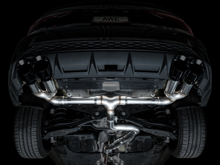 AWE Tuning 22-24 Audi 8Y S3 Track Edition Exhaust - Diamond Black Tips