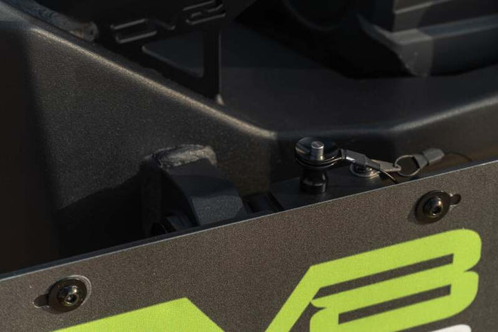 DV8 Offroad Universal Quick Release D-Ring License Plate Mount