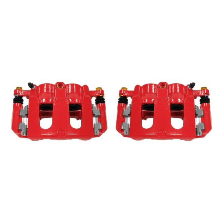 Power Stop 11-17 Ford Explorer Front Red Calipers w/Brackets - Pair