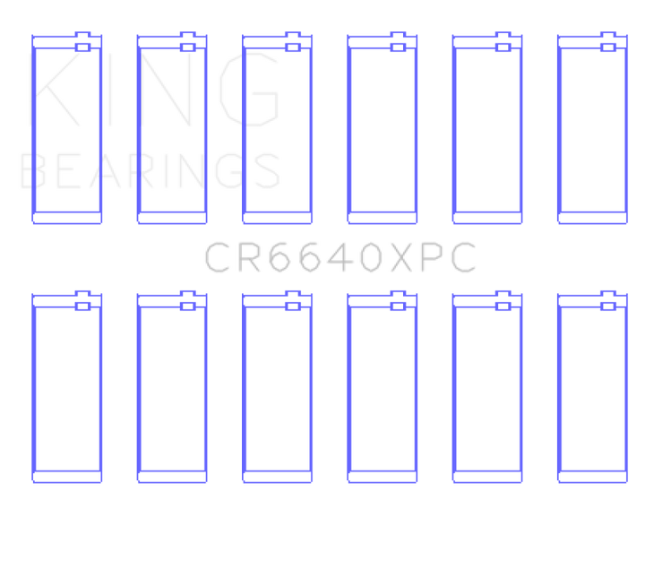 King Engine Bearings BMW M20/M50 2.0L/2.5L/2.7L (Size +.026mm) Connecting Rod Bearing Set