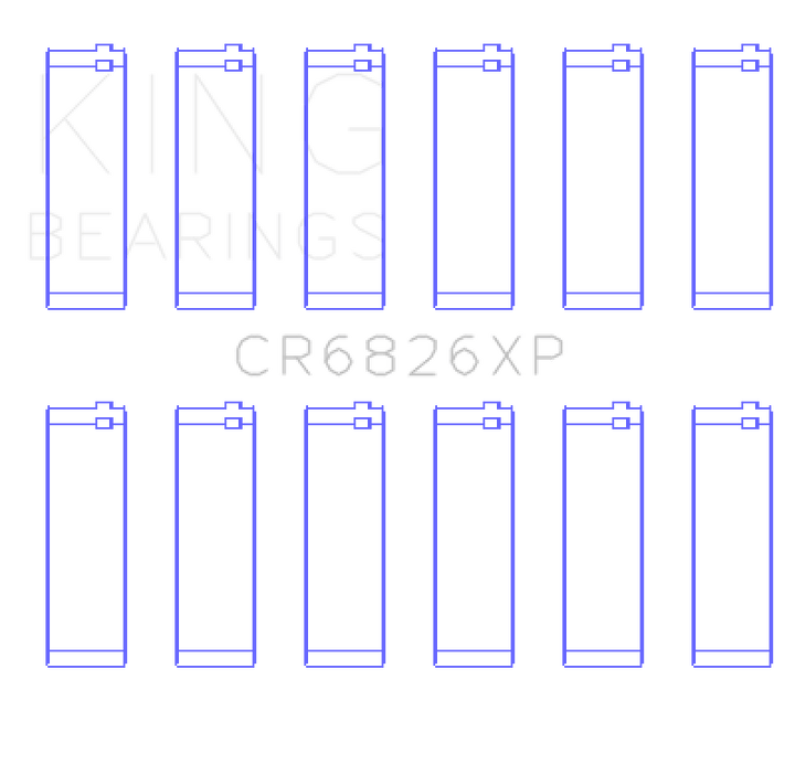 King Engine Bearings Gm/Holden 3.6 Lf4/Lfx/Lgx (Size STDX) Connecting Rod Bearing Set