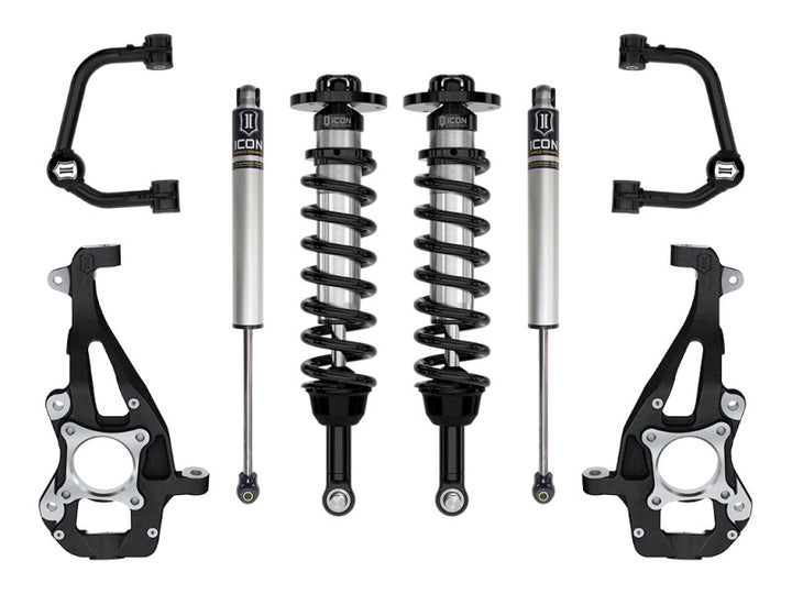 ICON 21-23 Ford F150 4WD 3.5-4.5in  Stage 1 Suspension System With Tubular Upper Control Arms