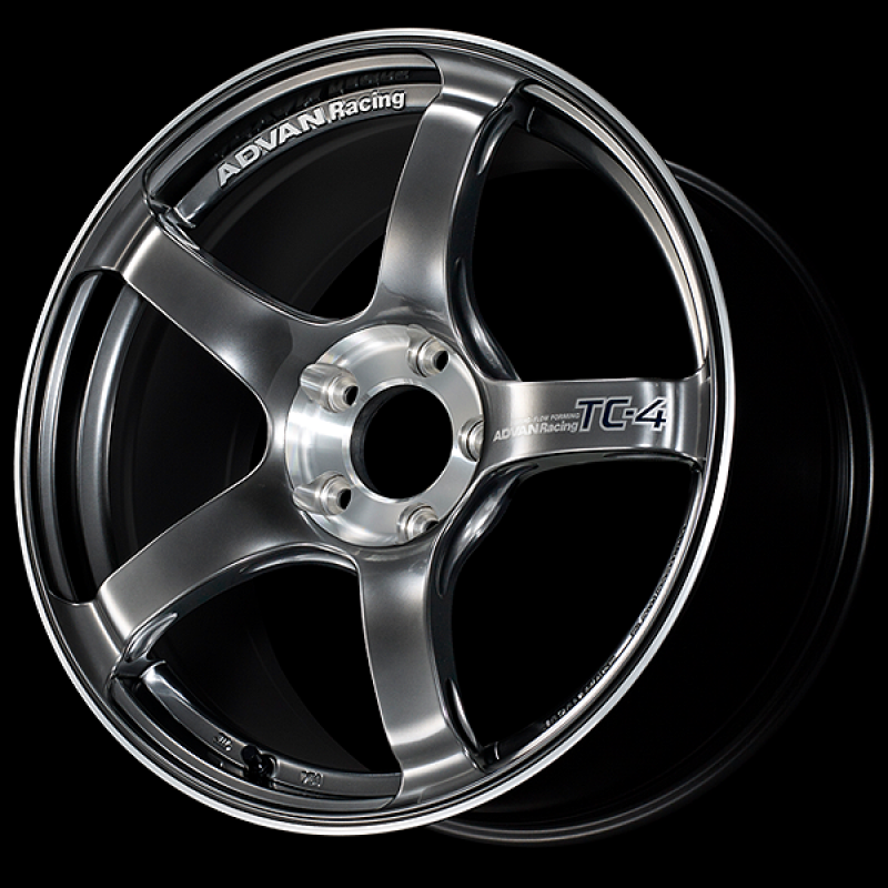 Advan TC-4 SE 16x8.0 / +35 Offset / 5x114.3 / 73mm Bore / Racing Hyper Black and Diamond Cut