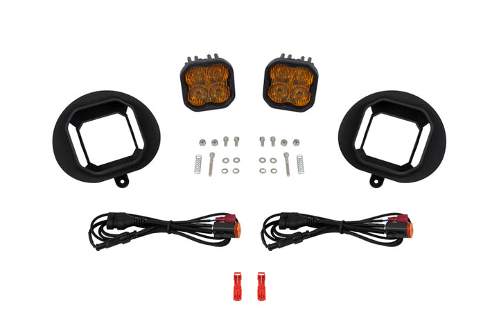 Diode Dynamics SS3 Max Type 2003 Sierra Kit ABL Yellow SAE Fog