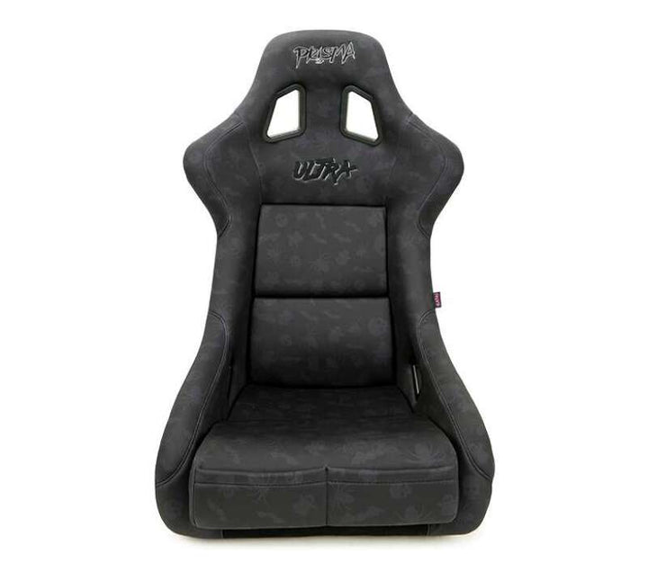 NRG FRP Bucket Seat (Large) Prisma Edition w/ Orange Pearlized Back - Spooky Edition (Spiders/Bats)