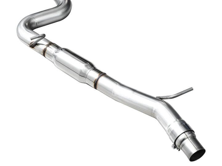 AWE Tuning MK8 Volkswagen Golf R 3in Touring Edition Quad Exhaust - Diamond Black Tips